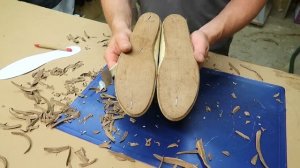 Making handmade hiking shoes - Making leather shoes