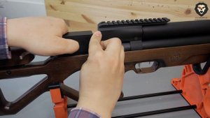 Пневматическая винтовка Kalibrgun Cricket Standart Mini-carbine (5.5 мм, Орех) видео обзор 4k