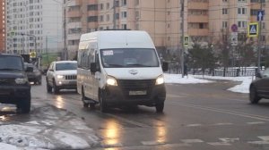 Автобус ГАЗ-A65R52 Next маршрут №1233К "Павшинский бульвар - Метро Тушинская"