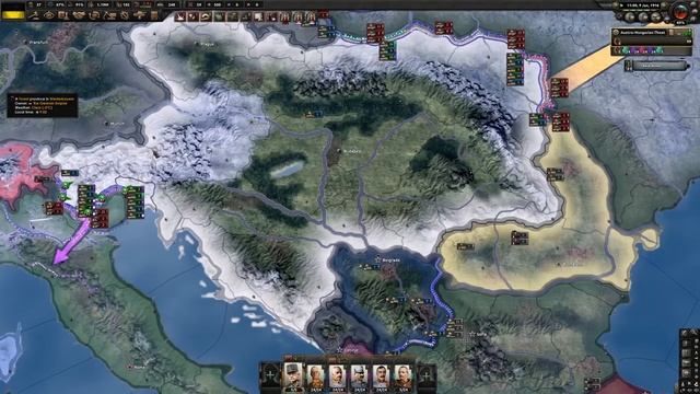НАЧАЛО ПМВ В HOI4: The Great War Redux - Австро-Венгрия