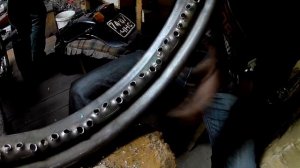 Переспицовка колес Днепр на 80 спиц в домашних условиях!