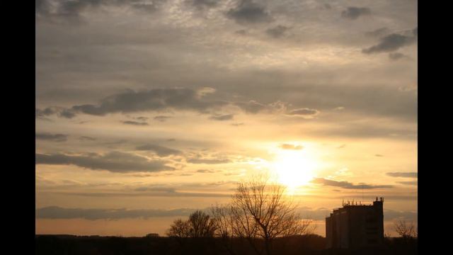 футаж. облака. закат. 1080 смотреть онлайн