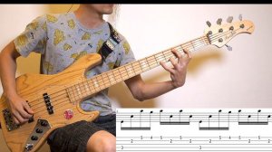 Bach Cello Suite No.1 Prelude (Bass Solo) Part 1 with TAB