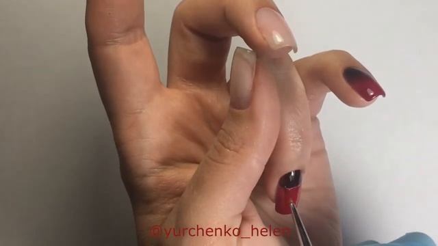 Как сделать градиент гель лаком смотреть онлайн