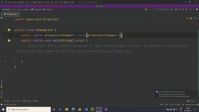 Change List in Java || I Love Coding ||