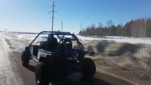 Багги своими руками. Первый выезд. Homemade buggy.