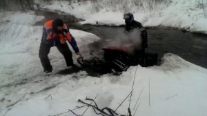 Снегоход по воде