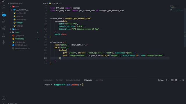 Swagger API documentation with Django REST Framework смотреть онлайн