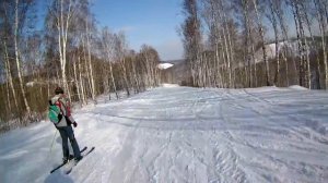 2017.03. Лыжи в Новососедово, трасса 1