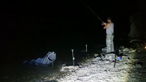 Ночная ловля леща на фидер...