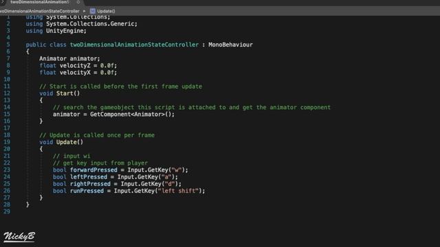 How to Animate Characters in Unity 3D | Two Dimensional Blend Trees Explained