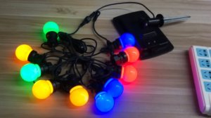 2023 year best supplier for Festival WENDADECO multicolor  globe solar g50 festoon lights outdoor