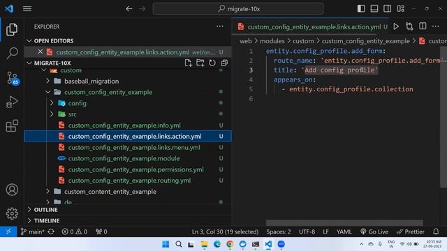 Create a Configuration Entity for Drupal 8, 9, and 10