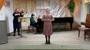 Логвина Елизавета. Детский романс на отрывок А.С.Пушкина "Зимнее утро".
