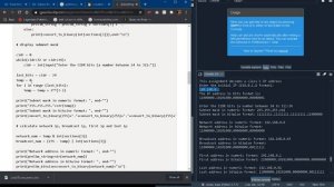 #Subnetting demonstration using Python| Subnet Mask examples and explanation| Computer Networks lab