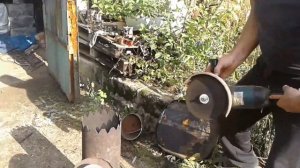 Две трубы 10 електродов турбопечка готова.