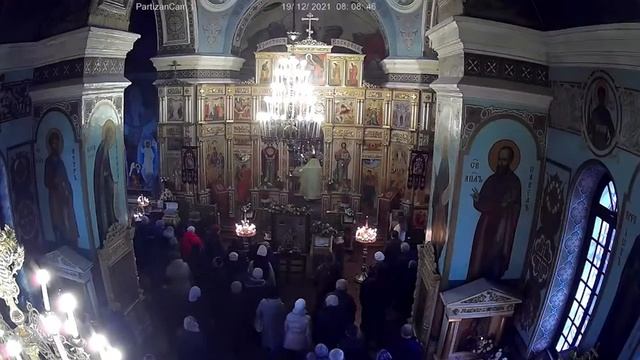 Праздник святителя Николая. Божественная литургия. 19.12.2021 смотреть онлайн
