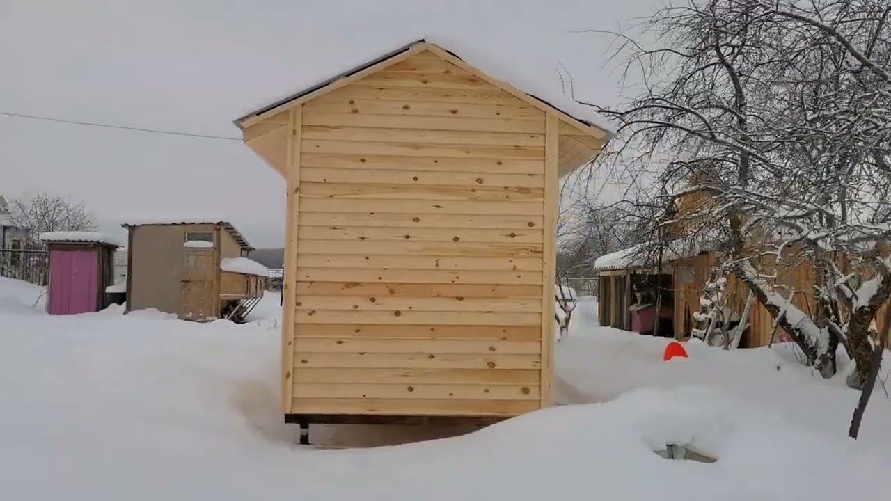 Каркасная, мобильная Баня 7 х 2,5 смотреть онлайн