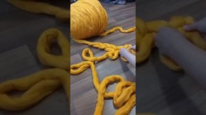 Плед своими руками из толстой пряжи. набор петель