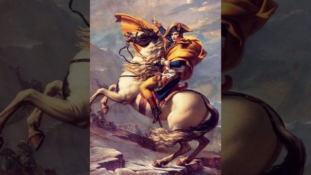 [ 1 Minute Museum ] Napoleon Crossing the Alps ( Napoleon Bonaparte) by Jacques-Louis David, #short