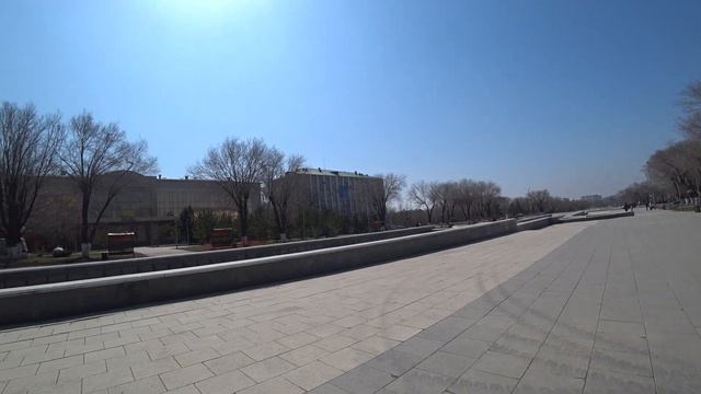 Караганда весной | от Дома Союзов спуск на Каскадную площадь 2021 год