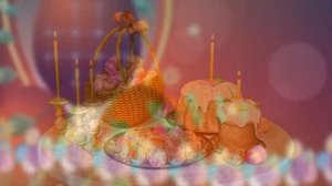 Красивое поздравление с православной пасхой-- Христос Воскрес-.mp4