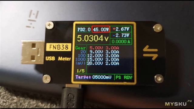 USB-тестер Fnirsi FNB38 - Топ за свои деньги. Обновляем прошивку до версии 1.30. | #Обзор смотреть онлайн