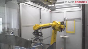 Автоматизированный комплекс шлифовки и полировки лопаток Pumori Robotics