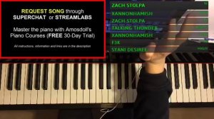 🔴Livestream #122: Learning & Playing Song Requests on the Piano almost Instantly!