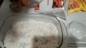 Курица с рисом и овощами запечённая в рукаве