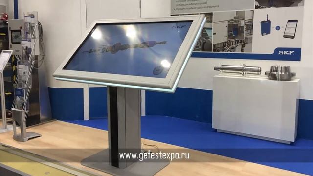 Застройка выставочного стенда SKF на выставке «Металлообработка-2018» г.Москва