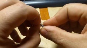 Мормышка "Черт", с центральной подвижной бусиной (вариант #1) - изготовление, весь процесс.