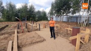 Уложили подушку под фундамент и завели коммуникации в Истринском районе