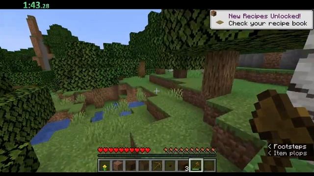 Minecraft: Java Edition - Full Inventory, Random Seed Glitchless, No Structures in 3:09 смотреть онлайн