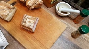 Солёная грудинка