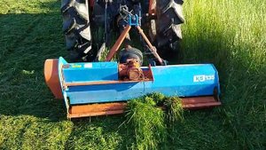 Kubota GL-261 и мульчер старк ks-135
