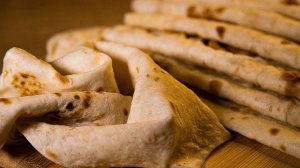 FLOUR + BOILING WATER! Thin LAVASH for shawarma at home.