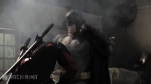 BATMAN vs DEADPOOL!!   Бэтмен против Дэдпула Rus by Миёк и Риська)