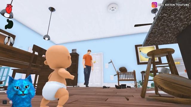 ? Я РЕБЕНОК в Жёлтом ? Who's Your Daddy Эволюция Ребёнка КОТЁНОК ЛАЙК и КИРЮХА