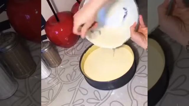 Пирог с малиной