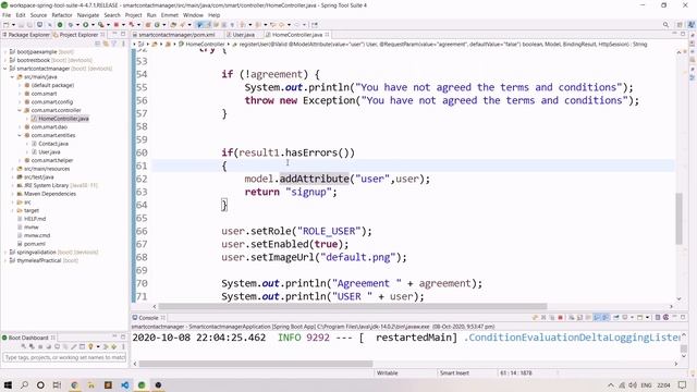 Applying Server Side Validation on Registration | Smart Contact Manager #9 | Spring Boot Tutorial