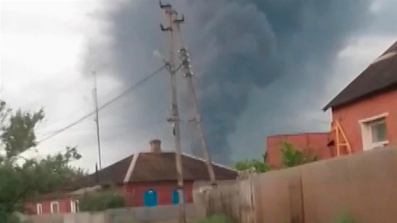 В Харьковской области произошло возгорание на нефтеперерабатывающем заводе