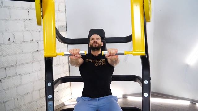 Жим от груди PL-1707, жим от груди под наклоном PL-1701, жим от груди широким хватом PL-1708 смотреть онлайн