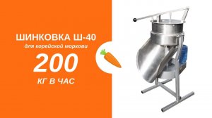 Шинковка Ш-40 для корейской моркови 200 кг/час