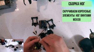 1. Шагающий робот на сервоприводах и Arduino. Сборка комплекта