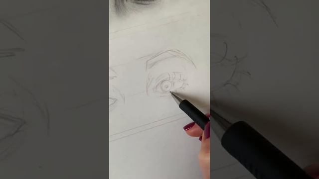 Как НАДО и как НЕ НАДО рисовать глаза? Глаза карандашом. Рисую глаза. Eye drawing. How to draw eye