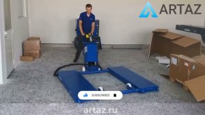 Подъемник ножничный 3т 220В для шиномонтажа и автосервиса Nordberg N632-3 электрогидравлический