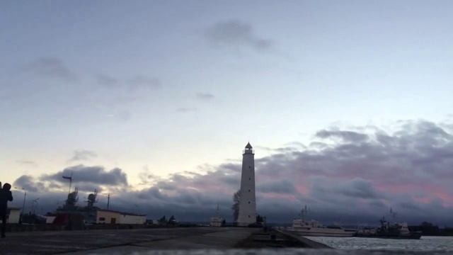 Маяк. Кронштадт. Закат. смотреть онлайн