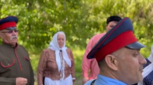 Фольклорный ансамбль старинной кзачьей песни "Казачья Вольница" на фестивале "Шермиции"