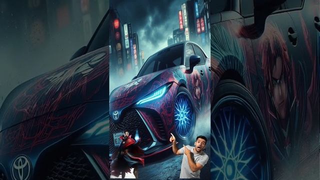 The Toyota Mark II car is inspired by Superheroes